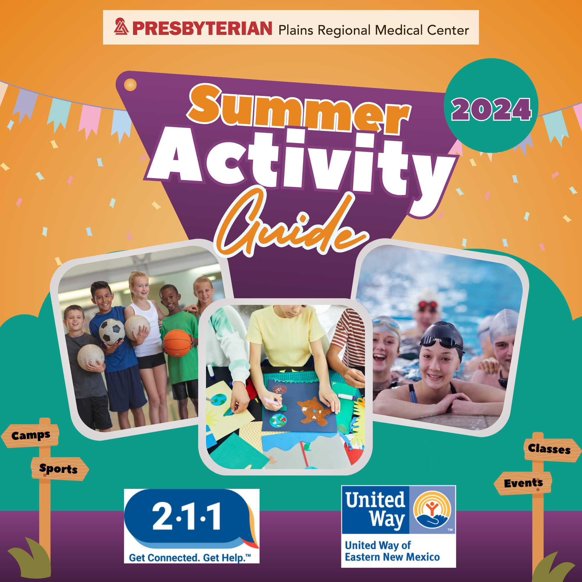 "2024 Summer Activity Guide cover"