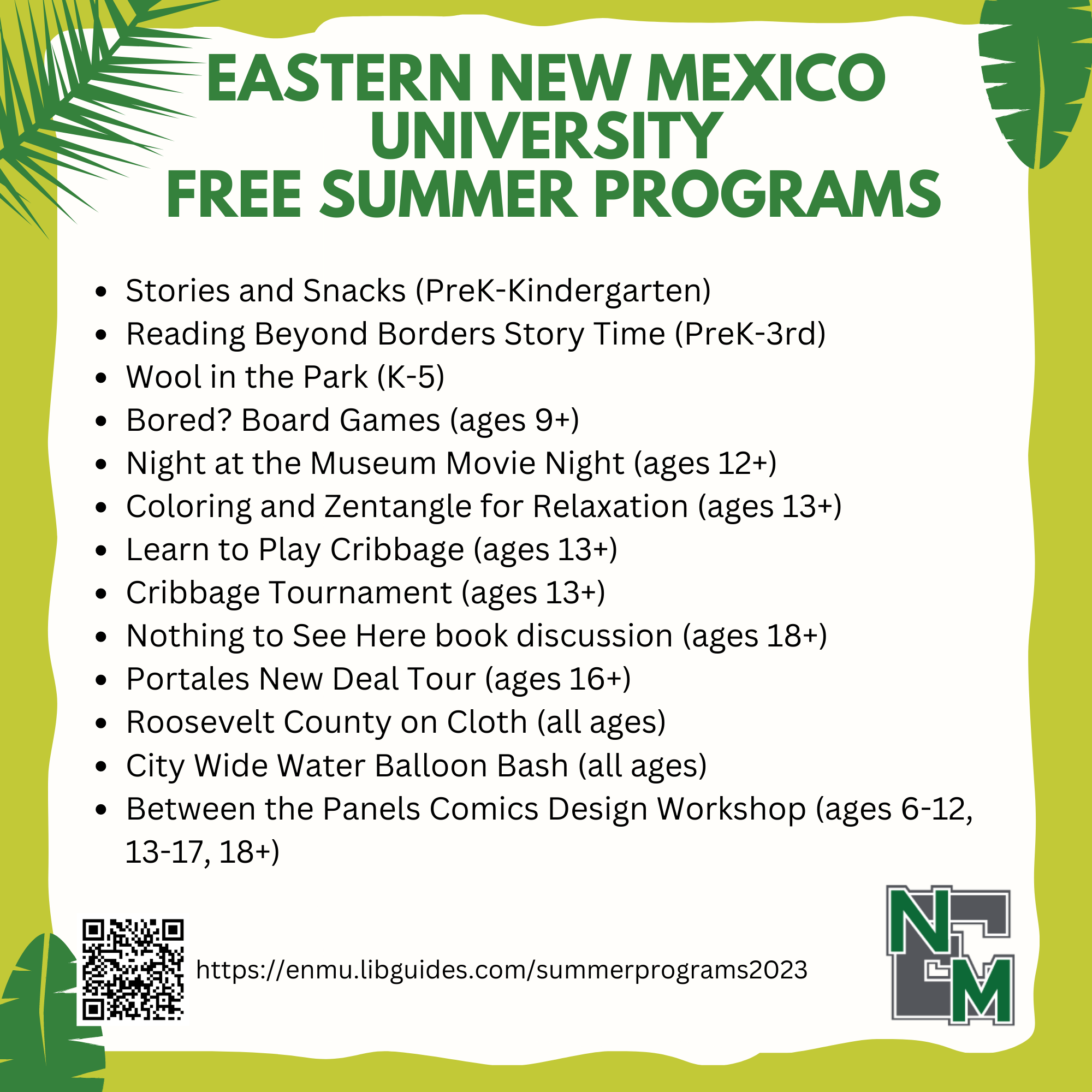 "ENMU fre summer"