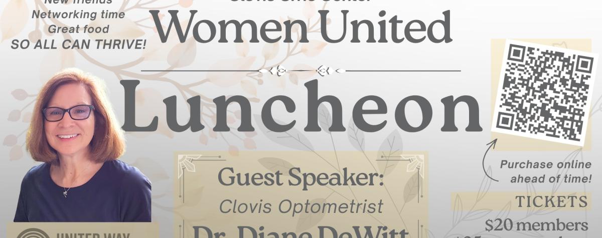 Womens united luncheon announcement